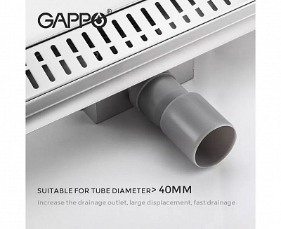 Душевой трап Gappo G86007-3, 70*600мм