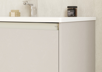 Тумба под раковину Roca Ona Ivory 600 слоновая кость, 2 ящика, ZRU9307861