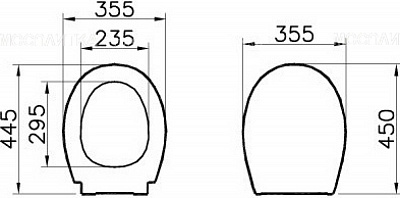Сиденье для унитаза Vitra дюропласт микролифт для S20 безободкового 84-003-019