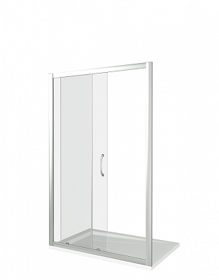 Душевые двери в нишу 120х185см Good Door Latte WTW-120-C-WE белый профиль ЛА00009