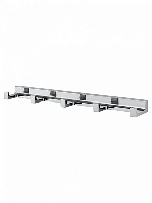 Вешалка с 5 крючками для ванной Wonzon & Woghand eclipse, хром ww-9155