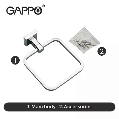 Полотенцедержатель Gappo G38 G3804 хром