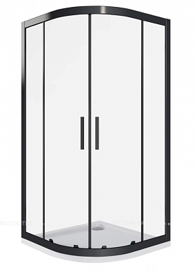Душевой уголок Good Door Cofe R-100-C-B КФ00003