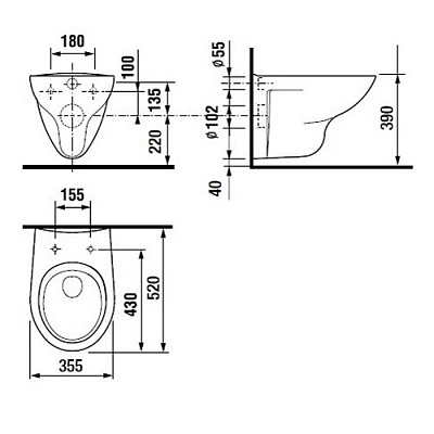 Унитаз подвесной Roca Mateo 7346200000