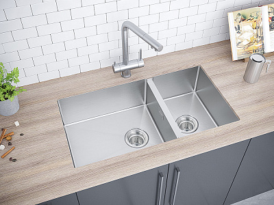 Мойка для кухни нержавеющая Paulmark Osser PM527844-BS