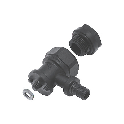 Отвод фиксируемый PPSU Push (гнездо для крана) 14x2/G1/2 9017.000 (1109285002)