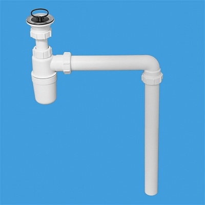 Сифон для раковины 1 1/2 McALPINE MRSK8 с угловым коленом