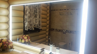 Зеркало с подсветкой Glassiko Simple Flower 100х80