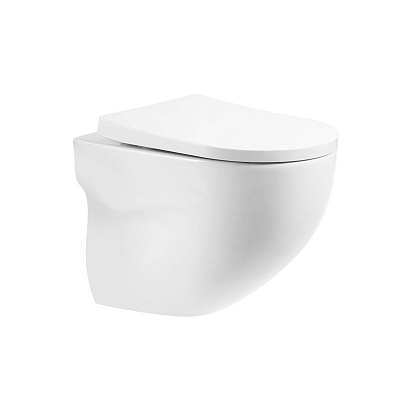 Сиденье быстросъемное дюропласт soft close металлическое крепление Belbagno ONDA BB2031SC
