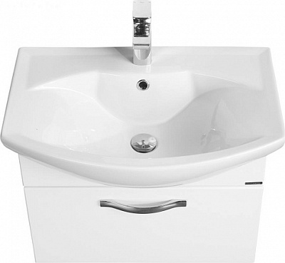 Тумба с раковиной Aquaton Ария 65 белая 1A134001AA010
