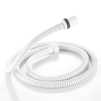 Душевой шланг усиленный белый 150см Gappo G45-8