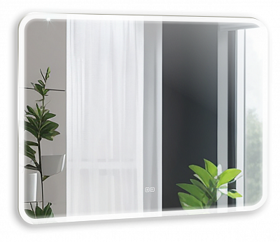 Зеркало 100х80 ТХ, подогрев,сенсорный выключатель Silver Mirrors Стив-2.2 LED-00003014