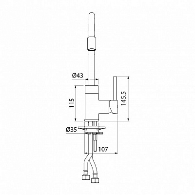 Смеситель для кухни IDDIS Kitchen K36SBJBi05