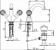 Смеситель для раковины CEZARES ATLANTIS-LS1 ATLANTIS-LS1-02-Sw/M