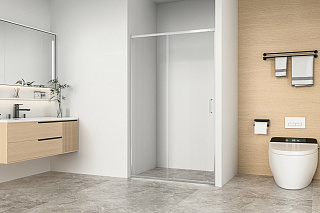 Душевая дверь 140х190 GoodDoor LITE WTW-140-C-CH