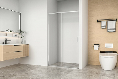 Душевая дверь 140х190 GoodDoor LITE WTW-140-C-CH