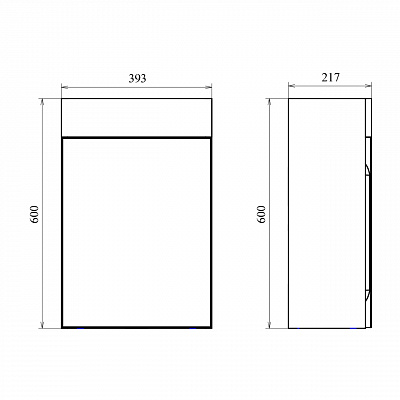 Тумба подвесная универсальная MIRSANT Soho Quadro 40 УТ000103291 (раковина Miranda-40)
