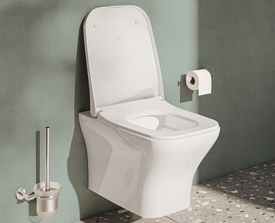 Унитаз подвесной безободковый Vitra Zentrum Square 7484B003-0075