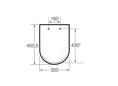 Сиденье с крышкой микролифт Roca Gap 7801470004