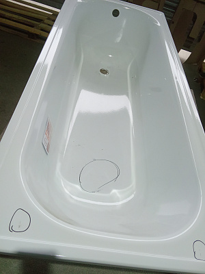 Ванна стальная 170х70 ANTIKA с рантом А-70001 (УЦЕНКА)