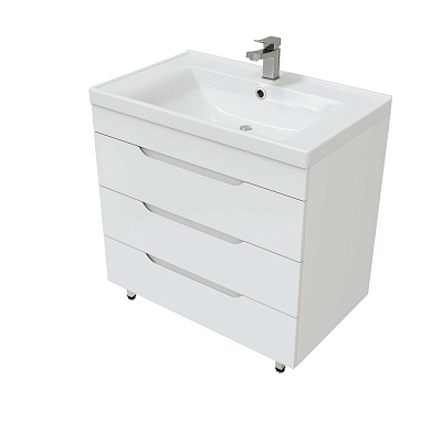 Тумба напольная MIRSANT Soho Quadro 70 (раковина Deep-70) (рак.264512 в комплект не входит)