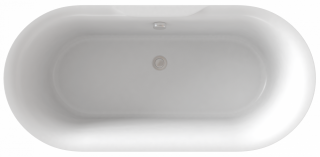 Ванна BAS из литьевого мрамора Венеция 170*80 белая