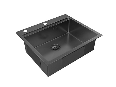 Мойка для кухни нержавеющая Paulmark Brim-Pro PM705951-GM