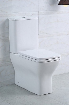 Сиденье быстросъемное дюропласт soft close металлическое крепление Belbagno MONICA  BB805SC