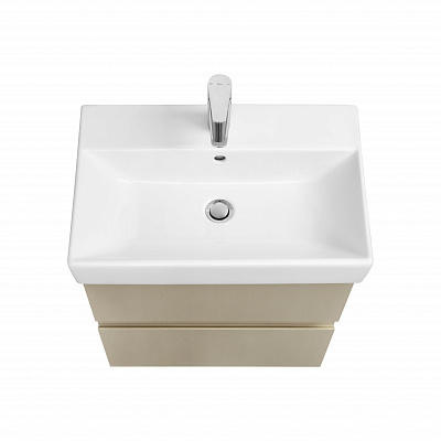 Тумба с раковиной Roca Oleta 60 капучино, 2 ящика, A857639515