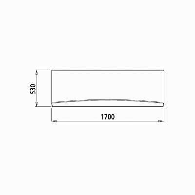 Панель фронтальная Iddis Bath 002170Ui93