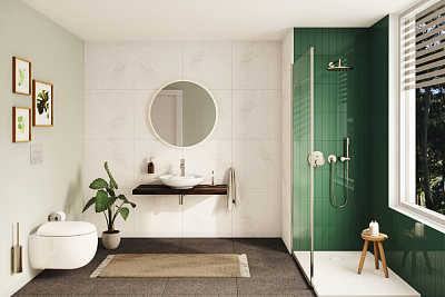 Переходник для ручного душа, настенный крепеж, брашированный никель Vitra Origin A4262534