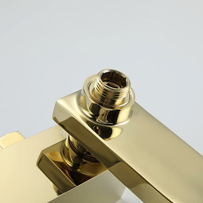 Душевая стойка со смесителем Gappo G07-3 G2407-3, золото