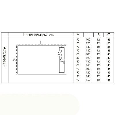 Поддон литьевой 160х90 GoodDoor Stella чёрный прямоугольный, ЛП00165