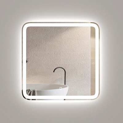 Зеркало 70х70 с LED подсветкой ОНИКА Магна 207046