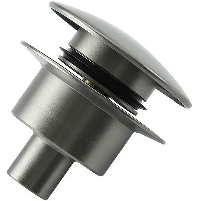 Донный клапан Frap F62-9 click-clack оружейная сталь