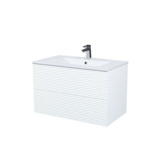 Тумба с раковиной (0138000i28) подвесная 80 см белая IDDIS Bild BIL80W0i95K