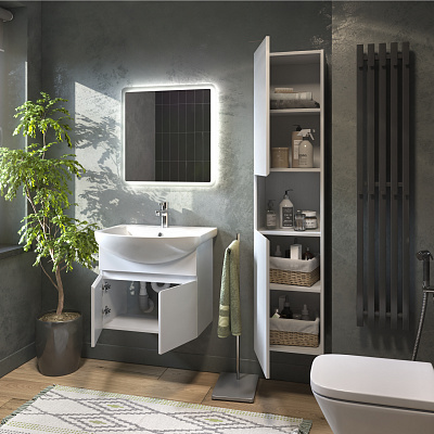 Шкаф навесной Vigo Wing 350 белый pp.WIN.35