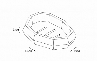 Мыльница Fixsen Flat FX-290-4