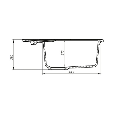 Гранитная мойка Iddis Kitchen G K09S621i87
