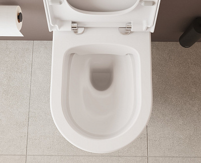 Подвесной безободковый унитаз Vitra Sanibelle 7551B003-0075