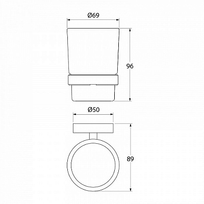 Подстаканник Iddis Calipso CALMBG1i45