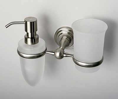 Держатель стакана и дозатора WasserKRAFT Ammer K-7089