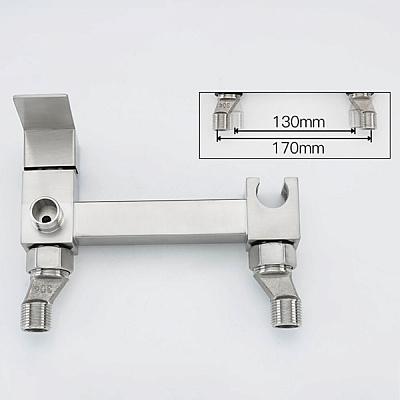 Гигиенический душ со смесителем сатин FRAP F7504-5