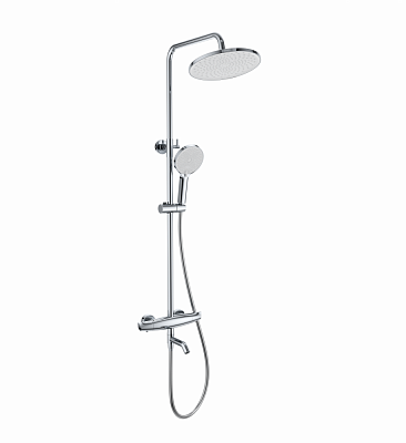 Душевая система с термостатом Wonzon & Woghand CAPSULE, Хром WW-B3031-A2-CR