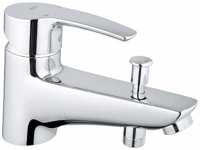 Смеситель на борт ванны GROHE EUROSTYLE 33614001 на 1 отверстие