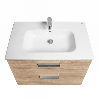 Тумба под раковину Roca Victoria 80 орех 2 ящика A857470517