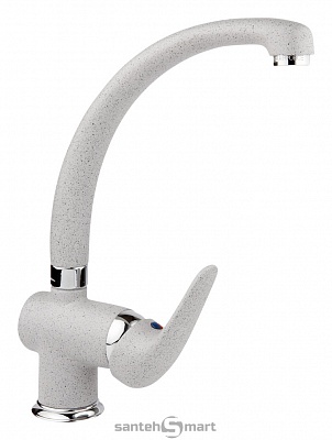 Смеситель для кухни Longran Impact Croma G08915 - 49 серый металлик