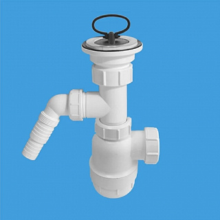 Сифон для раковины 1 1/2 McALPINE MRSK3 с отводом для стиральной машины