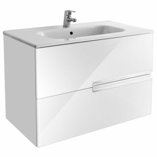 Тумба с раковиной Roca Victoria Nord Ice Edition 80 2 ящика ZRU9302731