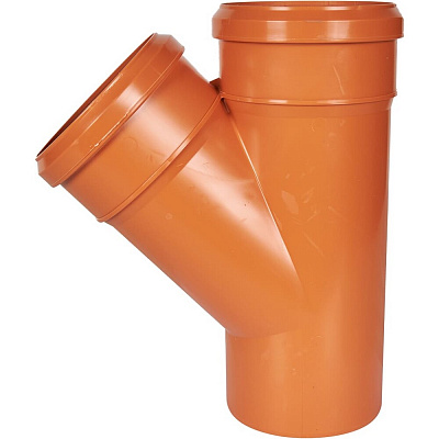 Тройник PP UNIVERSAL ф110х110мм  45° SINIKON /15 508025.U